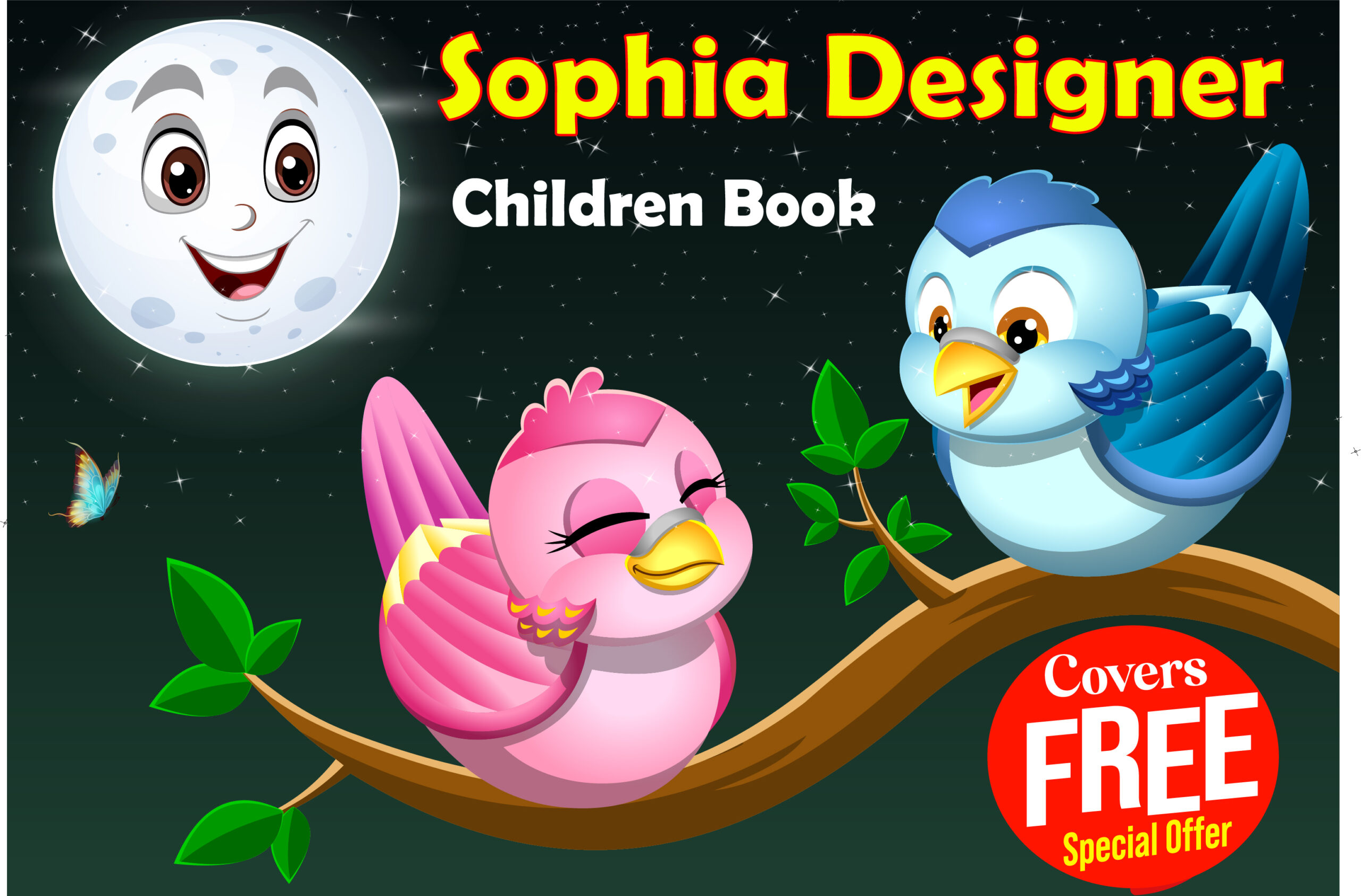 I will create children story book illustrations, children book cover illustration