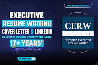 I will provide professional resume writing services